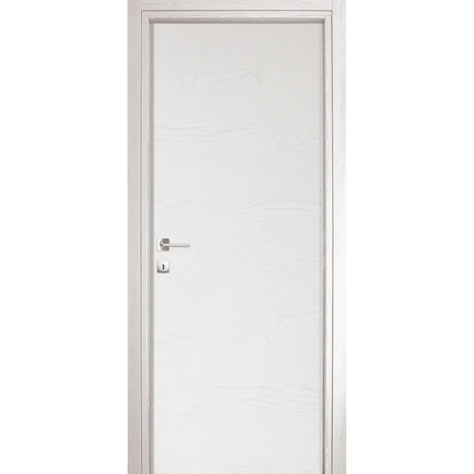 Garnero Arredamenti Porte-Porta battente reversibile per interni 70x210h cm Niagara Bianco Frassinato