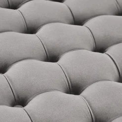 Garnero Arredamenti Pouf-Pouf contenitore moderno Maximilien Grigio