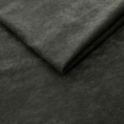 Garnero Arredamenti Pouf-Pouf imbottito in tessuto 65x56cm grigio scuro Titus Tessuto Vellutato Alova Grigio