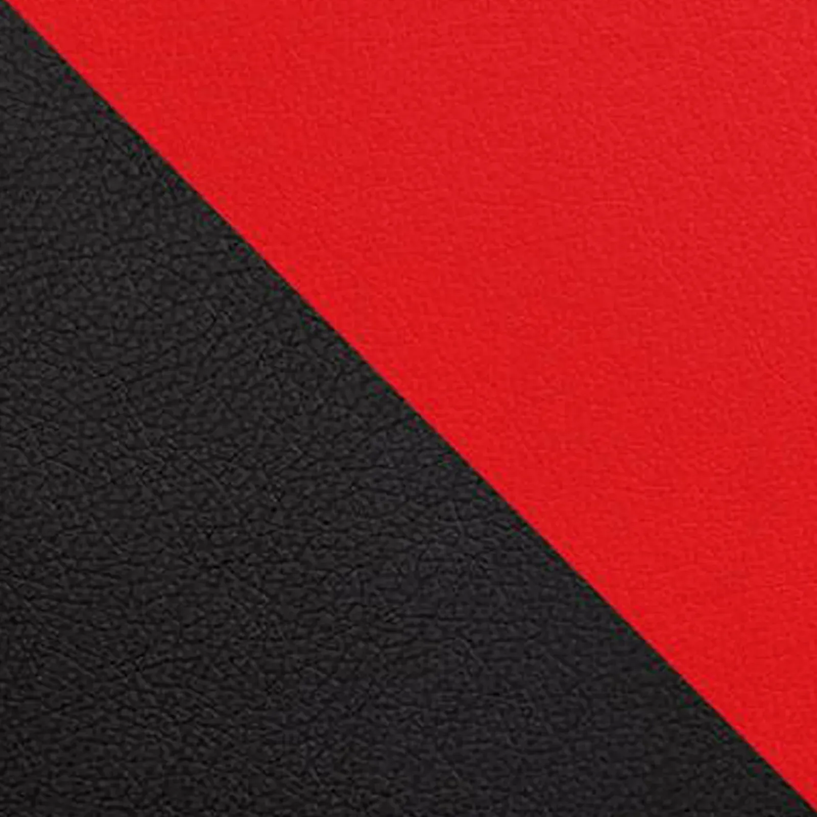 Garnero Arredamenti Pouf-Pouf poltrona sacco palla da calcio ecopelle nero rosso Lionel Nero - Rosso