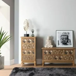 Garnero Arredamenti Portafotografie E Quadri-Quadro da parete design con stampa Buddha 50x50cm bianco nero Roia