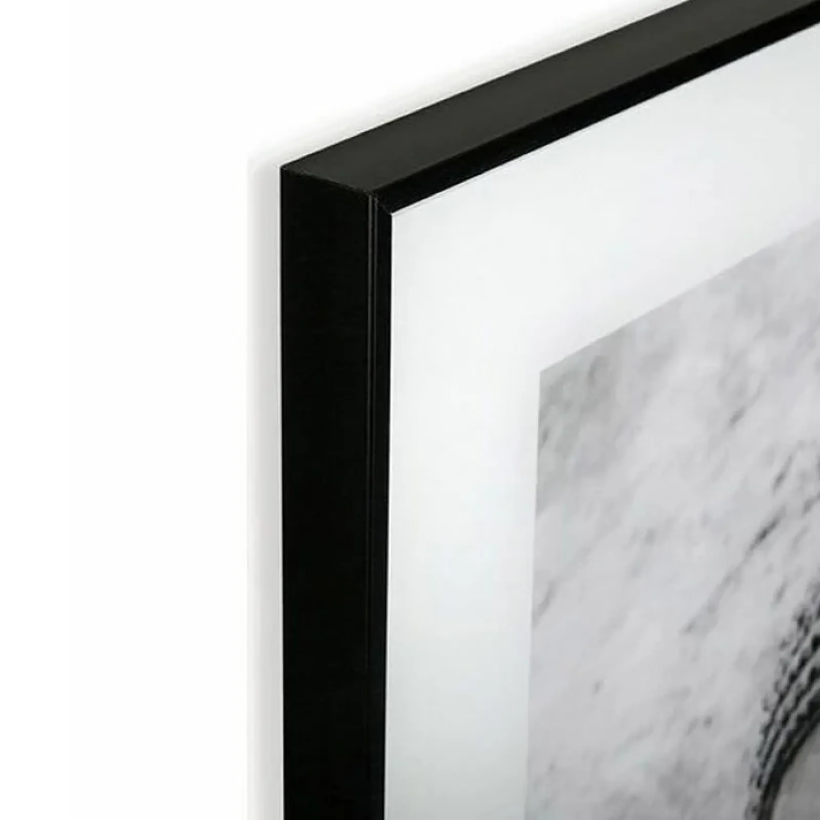 Garnero Arredamenti Portafotografie E Quadri-Quadro da parete design con stampa Buddha 50x50cm bianco nero Roia