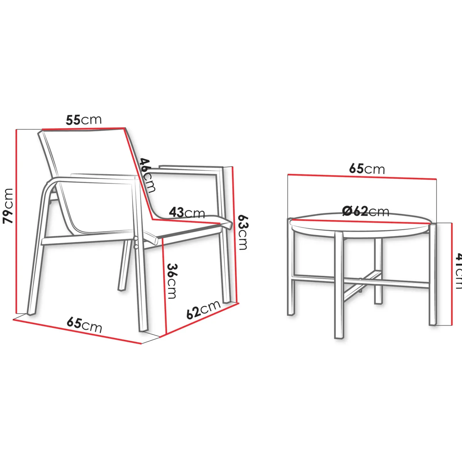 Garnero Arredamenti Salotto Da Giardino-Salotto da giardino 2 posti con tavolino moderno verde Adamo