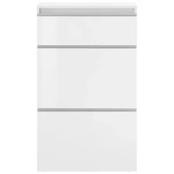 Garnero Arredamenti Scarpiere E Cassepanche|Scarpiere-Scarpiera ingresso 60x108cm 2 ante Eclisse Bianco Lucido