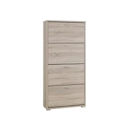 Garnero Arredamenti Scarpiere E Cassepanche|Scarpiere-Scarpiera ingresso  69x147h cm 4 ante Lola Rovere