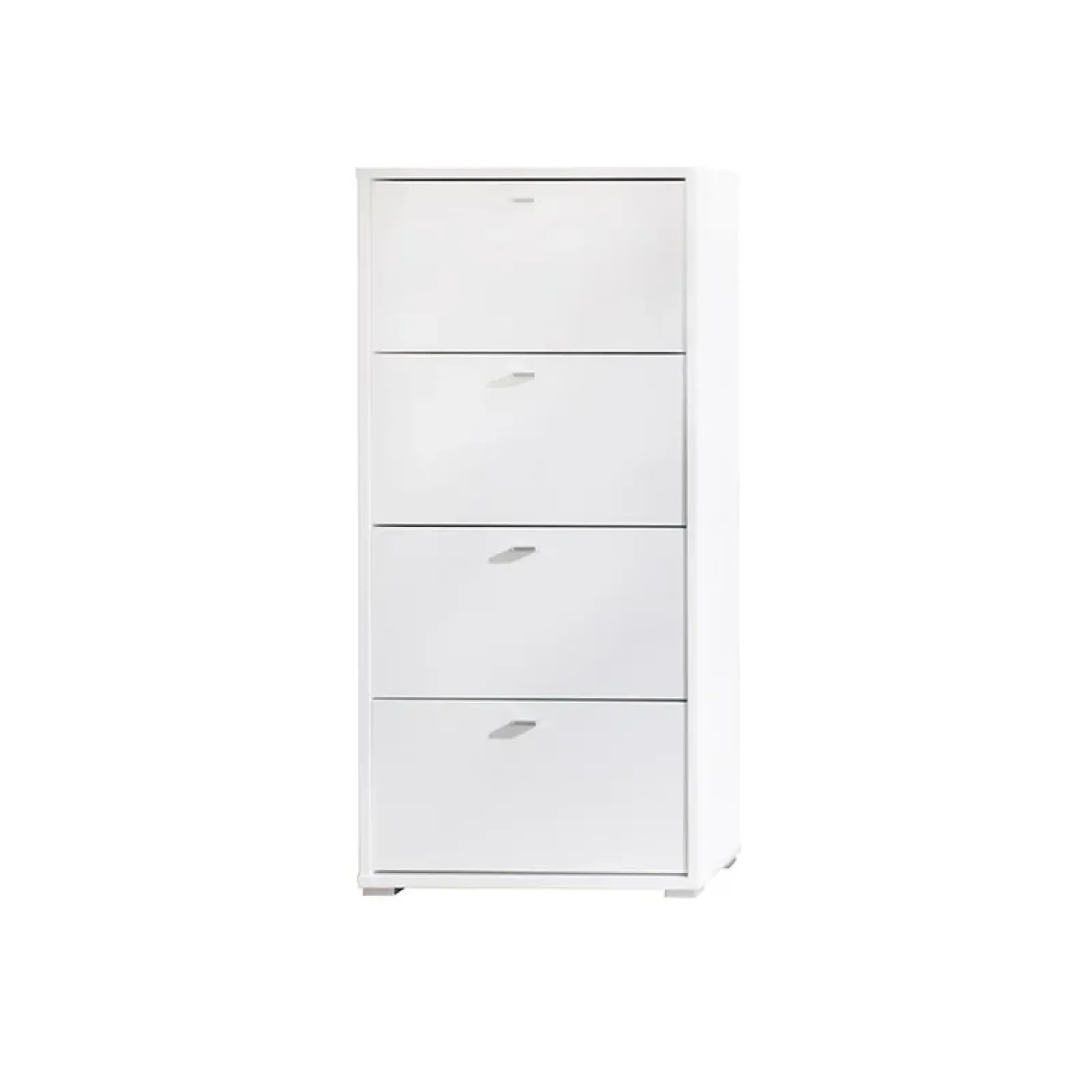 Garnero Arredamenti Scarpiere E Cassepanche|Scarpiere-Scarpiera ingresso 69x147h cm 4 ante moderna bianco Lola Bianco Opaco