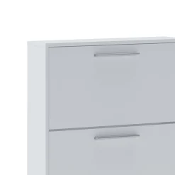 Garnero Arredamenti Scarpiere E Cassepanche|Scarpiere-Scarpiera ingresso 69x115h cm bianco opaco Benton