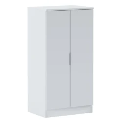 Garnero Arredamenti Scarpiere E Cassepanche|Scarpiere-Scarpiera ingresso 55x108h cm 2 ante bianco frassinato Joby