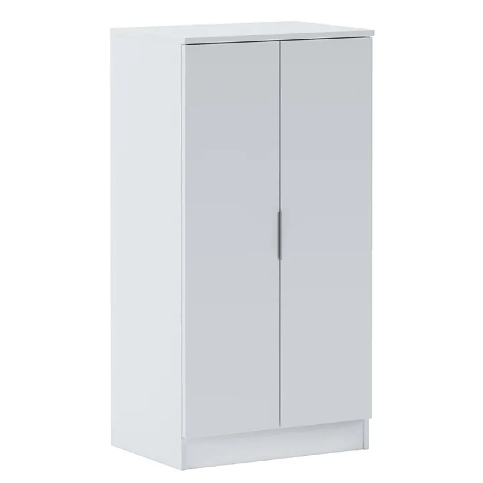 Garnero Arredamenti Scarpiere E Cassepanche|Scarpiere-Scarpiera ingresso 55x108h cm 2 ante bianco frassinato Joby