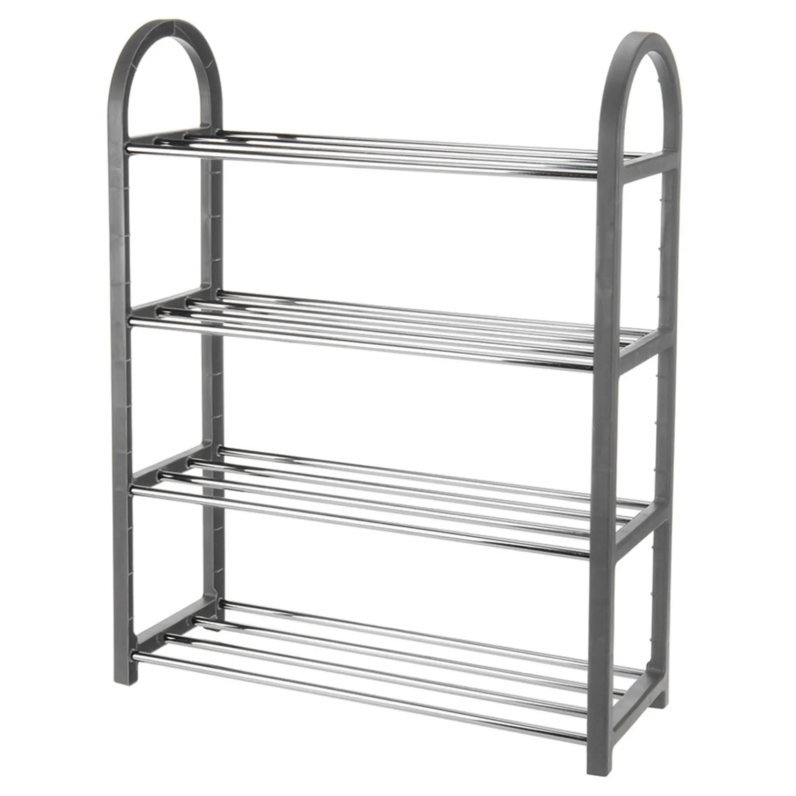 Garnero Arredamenti Scarpiere E Cassepanche|Scarpiere-Scarpiera ingresso 50x65h cm 4 ripiani Lavinia Grigio