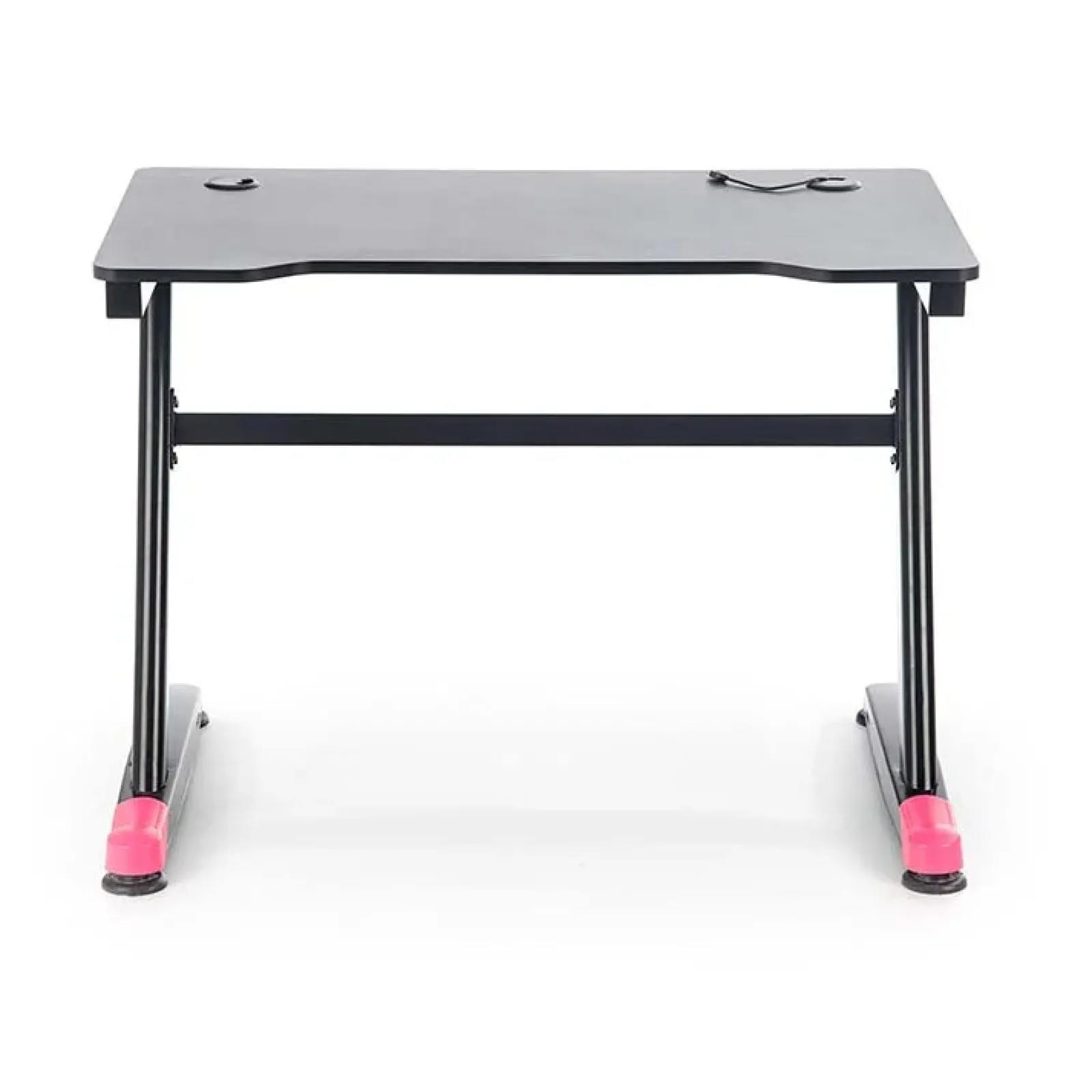 Garnero Arredamenti Scrivanie Per Ragazzi|Scrivanie Ufficio-Scrivania gaming salvaspazio 100x60cm nero fucsia Agamennone