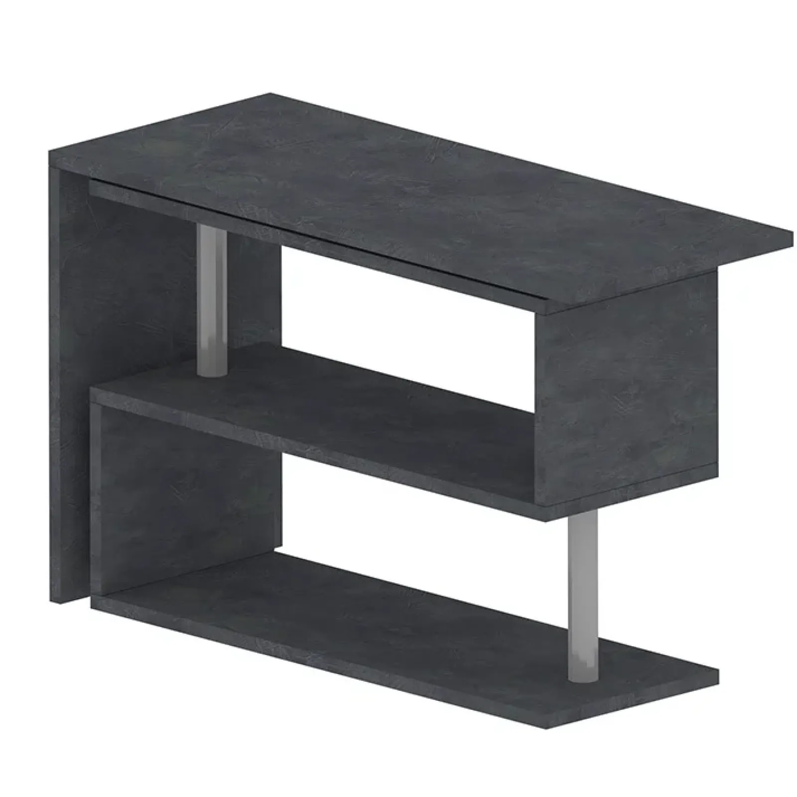 Garnero Arredamenti Scrivanie Ufficio|Scrivanie Ufficio-Scrivania girevole 65-120cm Havana Ossido