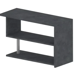 Garnero Arredamenti Scrivanie Ufficio|Scrivanie Ufficio-Scrivania girevole 65-120cm Havana Ossido