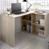 Garnero Arredamenti Scrivanie Per Ragazzi|Scrivanie Ufficio-Scrivania ufficio angolare salvaspazio 121x96cm rovere Sunny