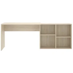 Garnero Arredamenti Scrivanie Per Ragazzi|Scrivanie Ufficio-Scrivania ufficio angolare salvaspazio 121x96cm rovere Sunny
