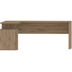Garnero Arredamenti Scrivanie Ufficio|Scrivanie Ufficio-Scrivania ufficio angolare 180x160cm OfficeScape Rovere