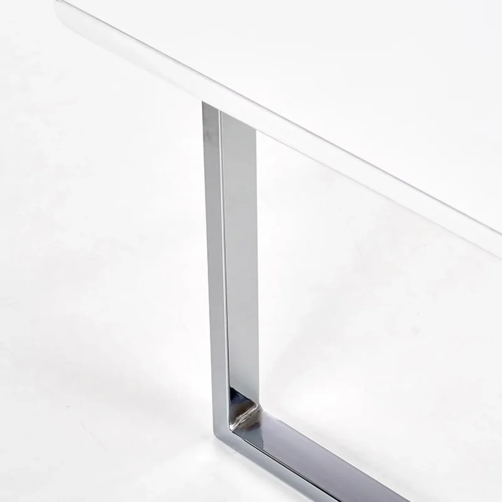 Garnero Arredamenti Consolle Fissa|Consolle Fissa-Scrivania ufficio con cassetti 120x76cm bianco laccato lucido Croset