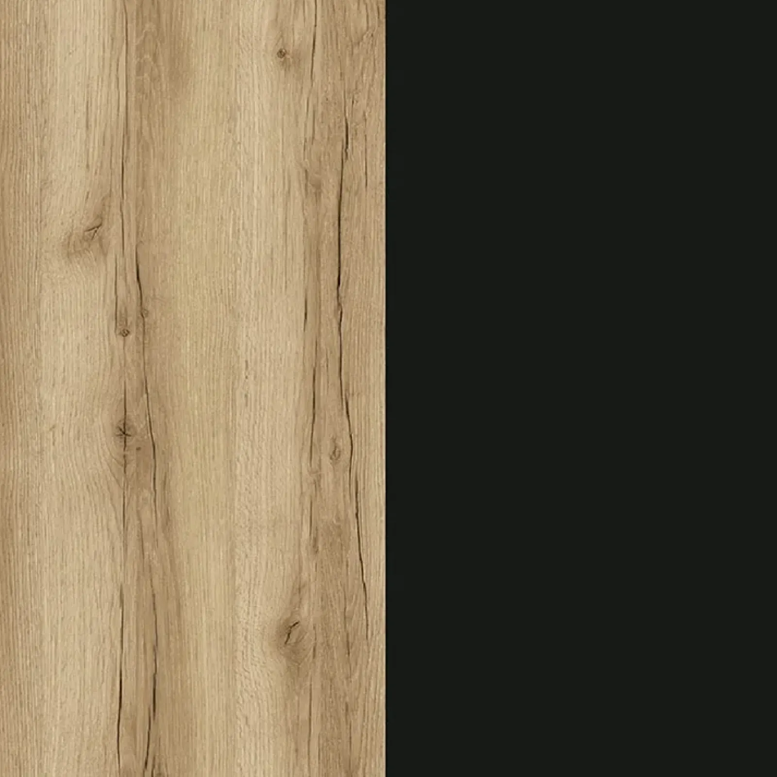 Garnero Arredamenti Scrivanie Per Ragazzi|Scrivanie Ufficio-Scrivania ufficio moderna 130x50cm cassettiera rovere Callum Rovere - Nero opaco