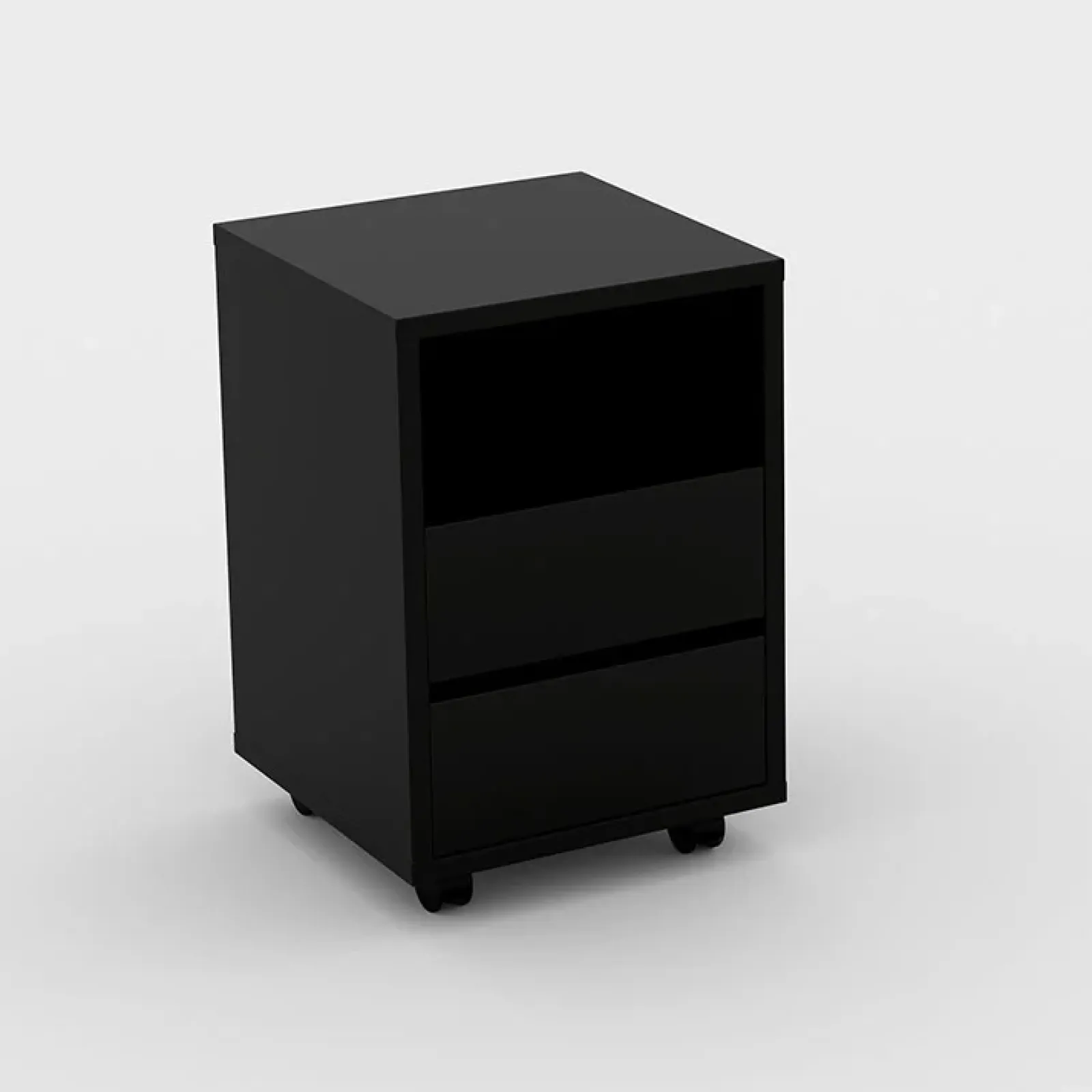 Garnero Arredamenti Scrivanie Per Ragazzi|Scrivanie Ufficio-Scrivania ufficio moderna 130x50cm cassettiera rovere Callum Rovere - Nero opaco