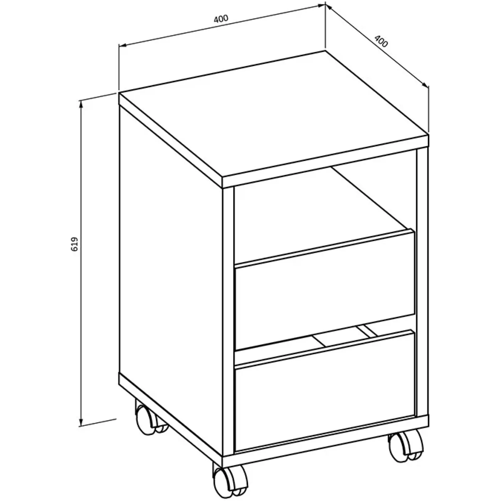 Garnero Arredamenti Scrivanie Per Ragazzi|Scrivanie Ufficio-Scrivania ufficio moderna 130x50cm cassettiera Callum Bianco Opaco