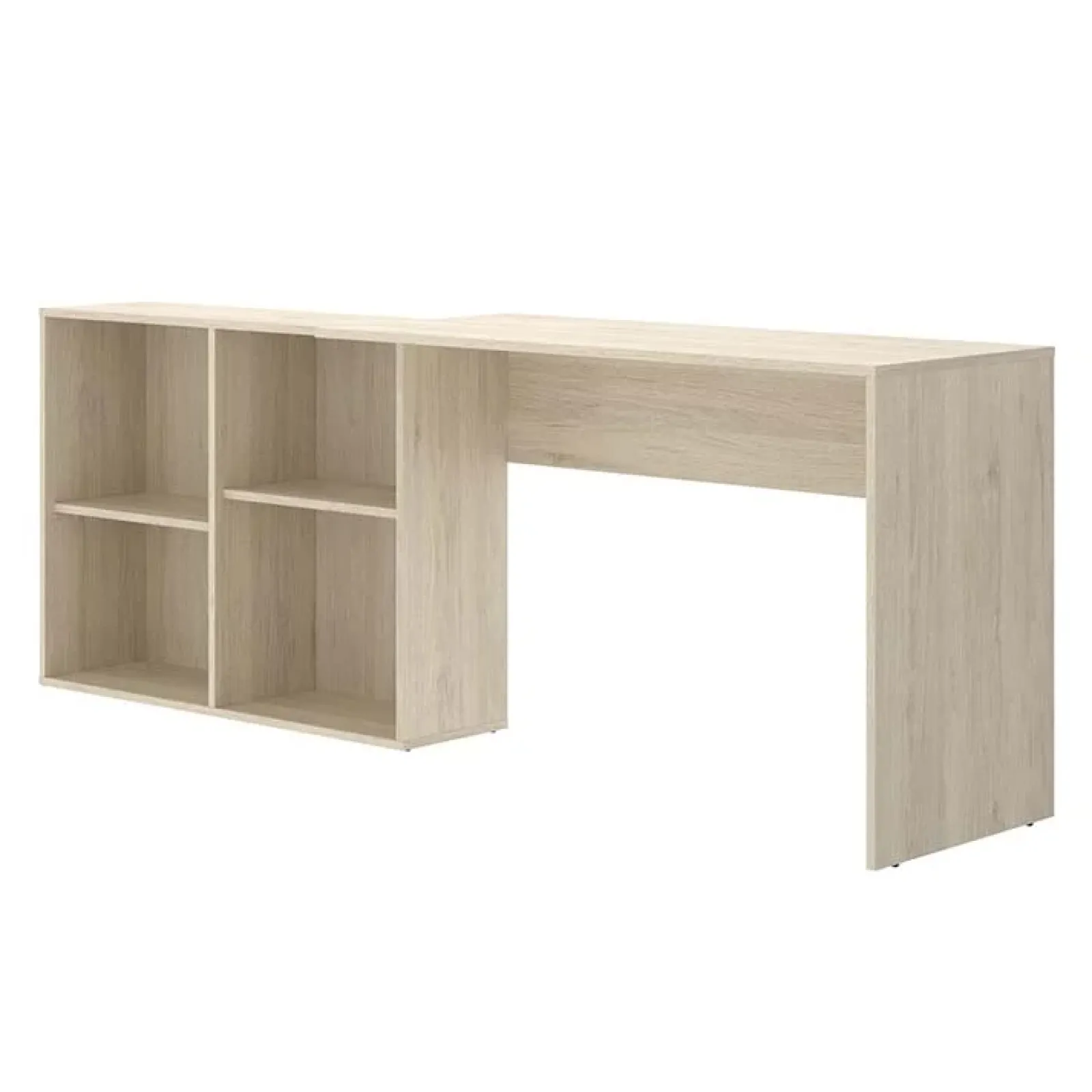 Garnero Arredamenti Scrivanie Per Ragazzi|Scrivanie Ufficio-Scrivania ufficio salvaspazio moderna 193x50cm rovere Sunny