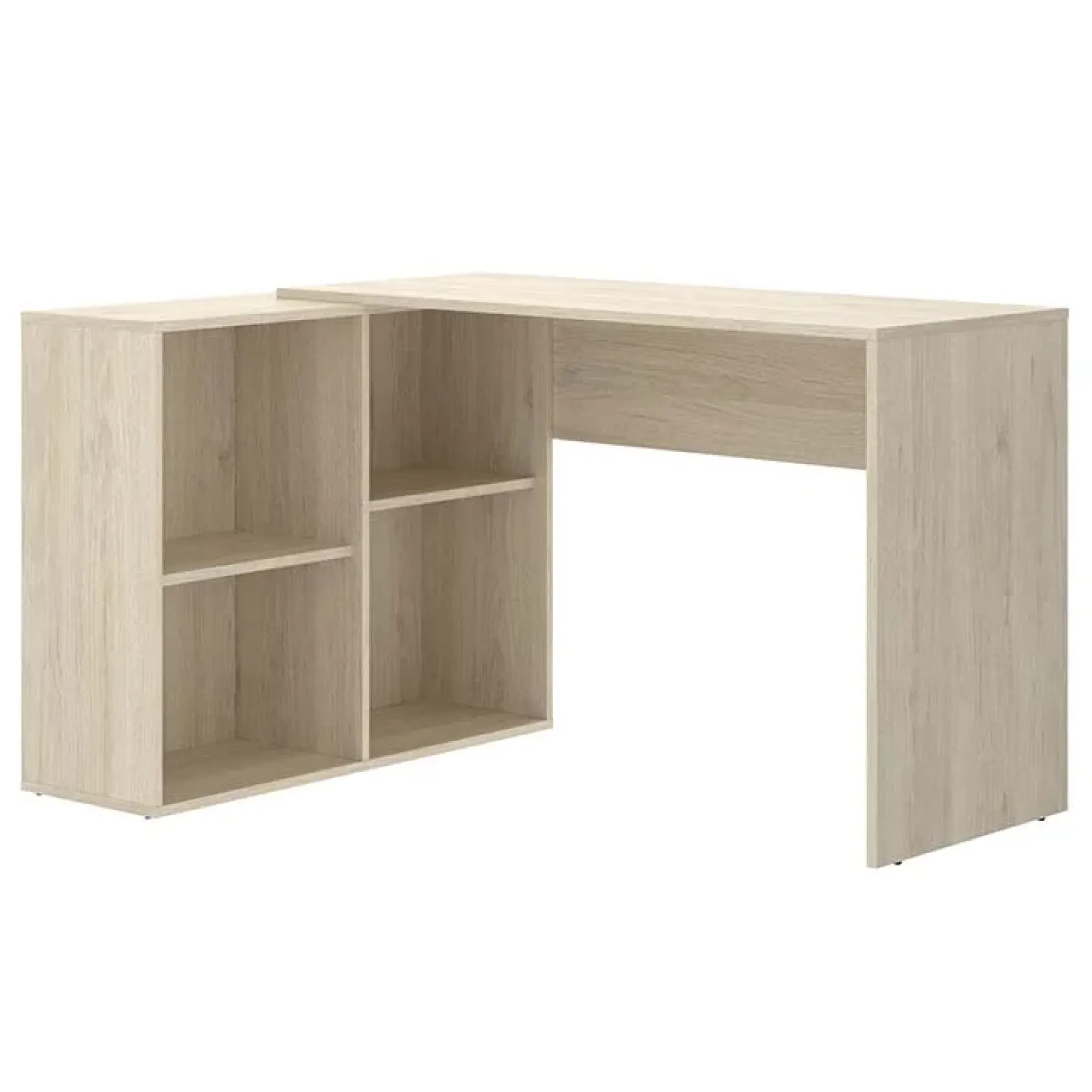 Garnero Arredamenti Scrivanie Per Ragazzi|Scrivanie Ufficio-Scrivania ufficio salvaspazio moderna 193x50cm rovere Sunny