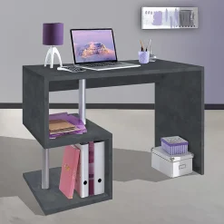 Garnero Arredamenti Scrivanie Ufficio|Scrivanie Ufficio-Scrivania ufficio 100x78cm ErgoDesk Antracite