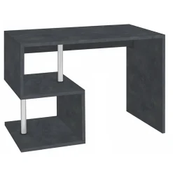 Garnero Arredamenti Scrivanie Ufficio|Scrivanie Ufficio-Scrivania ufficio 100x78cm ErgoDesk Antracite