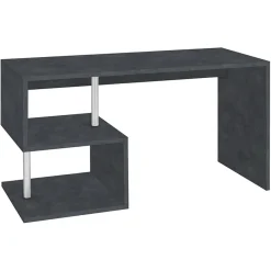 Garnero Arredamenti Scrivanie Ufficio|Scrivanie Ufficio-Scrivania ufficio 140x75cm ErgoDesk Nero Opaco