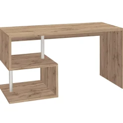 Garnero Arredamenti Scrivanie Ufficio|Scrivanie Ufficio-Scrivania ufficio 140x75cm ErgoDesk Rovere