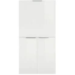 Garnero Arredamenti Scrivanie Per Ragazzi|Scrivanie Ufficio-Scrivania 70x35cm a scomparsa salvaspazio bianco lucido Pinko