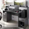 Garnero Arredamenti Scrivanie Per Ragazzi|Scrivanie Ufficio-Scrivania 154x69cm gaming salvaspazio moderna grafite Seneca