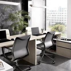 Garnero Arredamenti Scrivanie Per Ragazzi|Scrivanie Ufficio-Scrivania 139x92cm ufficio angolare bianco lucido rovere Teddy Rovere - Bianco Lucido