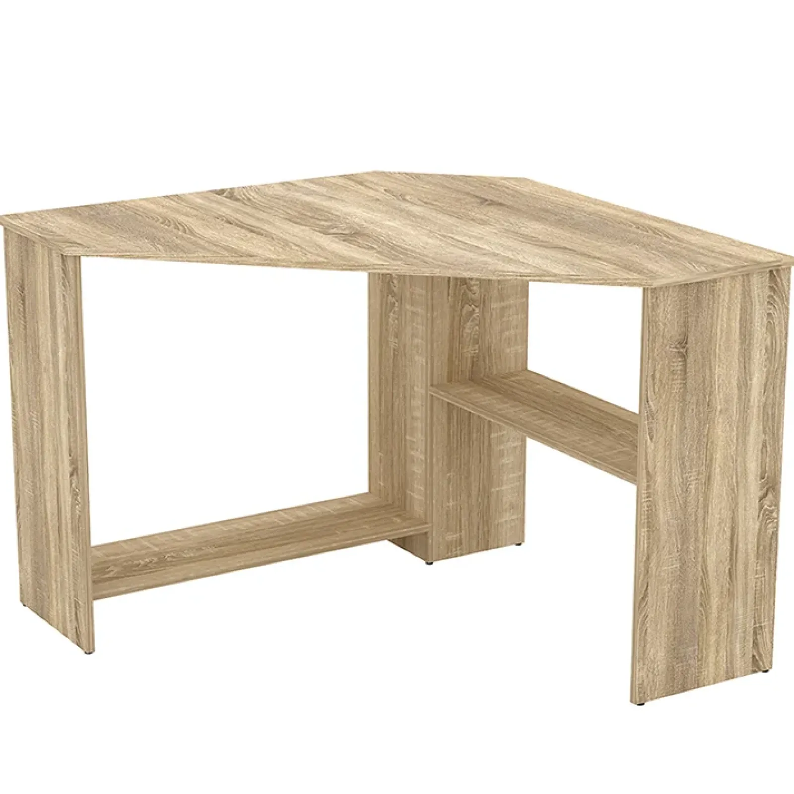 Garnero Arredamenti Scrivanie Per Ragazzi|Scrivanie Ufficio-Scrivania 80x80cm ufficio angolare salvaspazio Norman Rovere