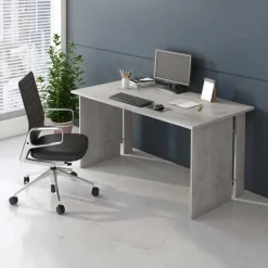Garnero Arredamenti Scrivanie Per Ragazzi|Scrivanie Ufficio-Scrivania 150x75cm ufficio moderna Woody Cemento