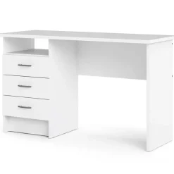 Garnero Arredamenti Scrivanie Per Ragazzi|Scrivanie Ufficio-Scrivania 120x48cm ufficio salvaspazio moderna bianco opaco Office