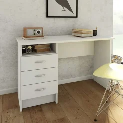 Garnero Arredamenti Scrivanie Per Ragazzi|Scrivanie Ufficio-Scrivania 120x48cm ufficio salvaspazio moderna bianco opaco Office