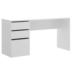 Garnero Arredamenti Scrivanie Per Ragazzi|Toeletta Trucco-Scrivania 139x60cm ufficio salvaspazio moderna bianco Virgil