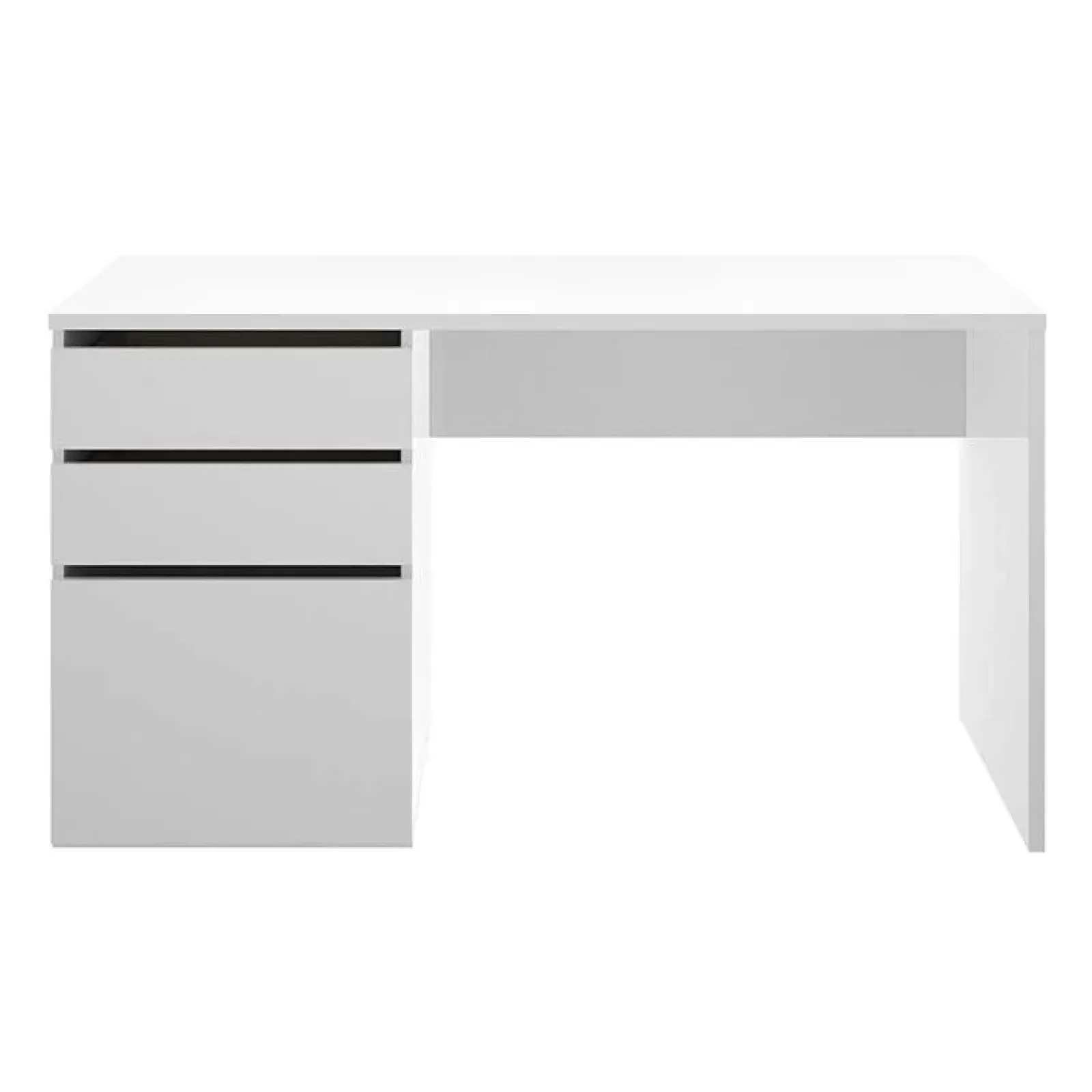 Garnero Arredamenti Scrivanie Per Ragazzi|Toeletta Trucco-Scrivania 139x60cm ufficio salvaspazio moderna bianco Virgil