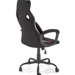 Garnero Arredamenti Sedie Da Ufficio|Sedie Scrivania Ufficio-Sedia da gaming ergonomica con supporto lombare in tessuto grigio nero rosso Buzz