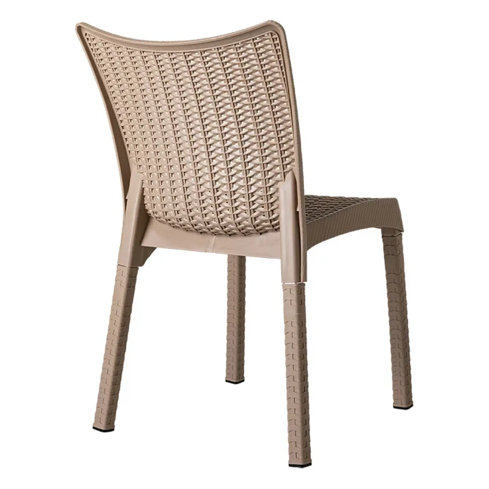 Garnero Arredamenti Sedie Da Giardino-Sedia da giardino esterno bar dehors polipropilene effetto rattan Rossana Tortora