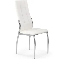 Garnero Arredamenti Sedie Imbottite Ecopelle-Sedia da pranzo imbottita in ecopelle Sveva Gihome® Bianco