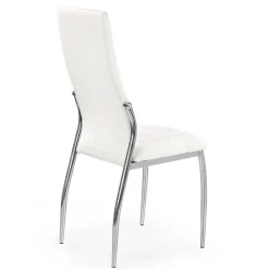 Garnero Arredamenti Sedie Imbottite Ecopelle-Sedia da pranzo imbottita in ecopelle Sveva Gihome® Bianco