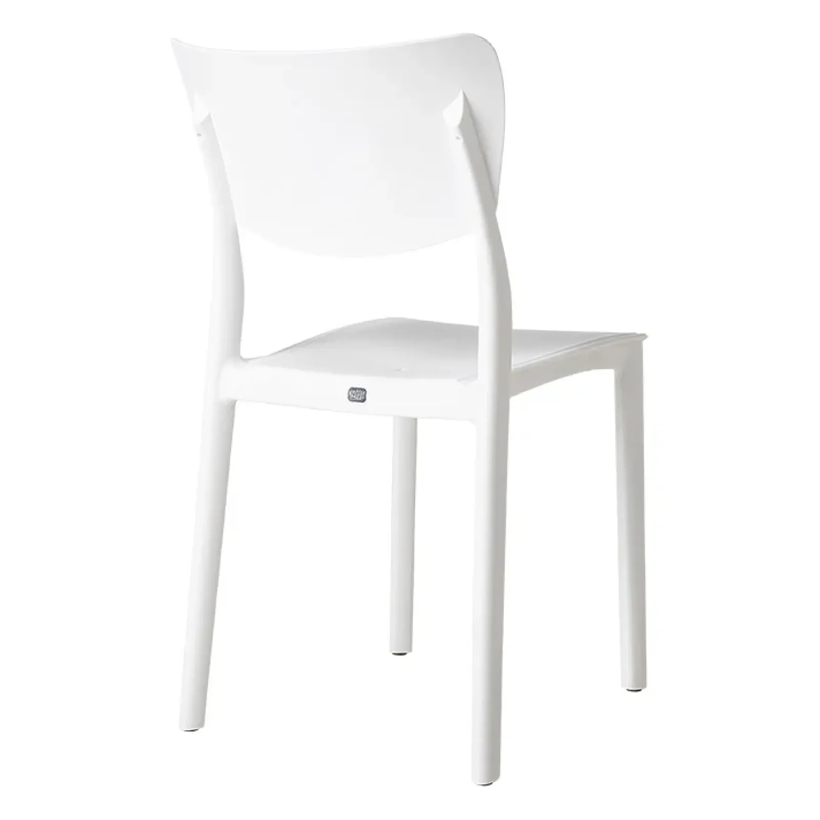 Garnero Arredamenti Sedie Polipropilene-Sedia da pranzo impilabile polipropilene Tania Bianco