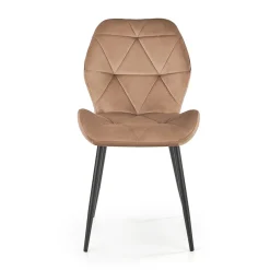 Garnero Arredamenti Sedie In Tessuto-Sedia da pranzo in tessuto moderna nero Cotton Beige