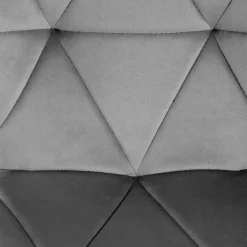 Garnero Arredamenti Sedie In Tessuto-Sedia da pranzo in tessuto moderna nero Cotton Grigio