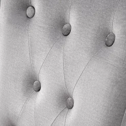 Garnero Arredamenti Sedie In Tessuto-Sedia da pranzo in velluto rovere chiaro chiaro Vaduz Grigio