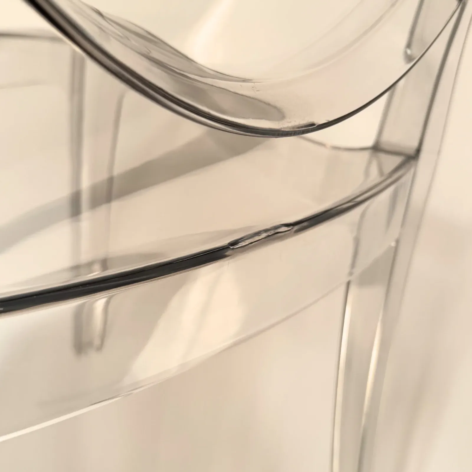 Garnero Arredamenti Sedie Trasparenti E Plexiglass|Sedie Polipropilene-Sedia da pranzo policarbonato trasparente impilabile Diva