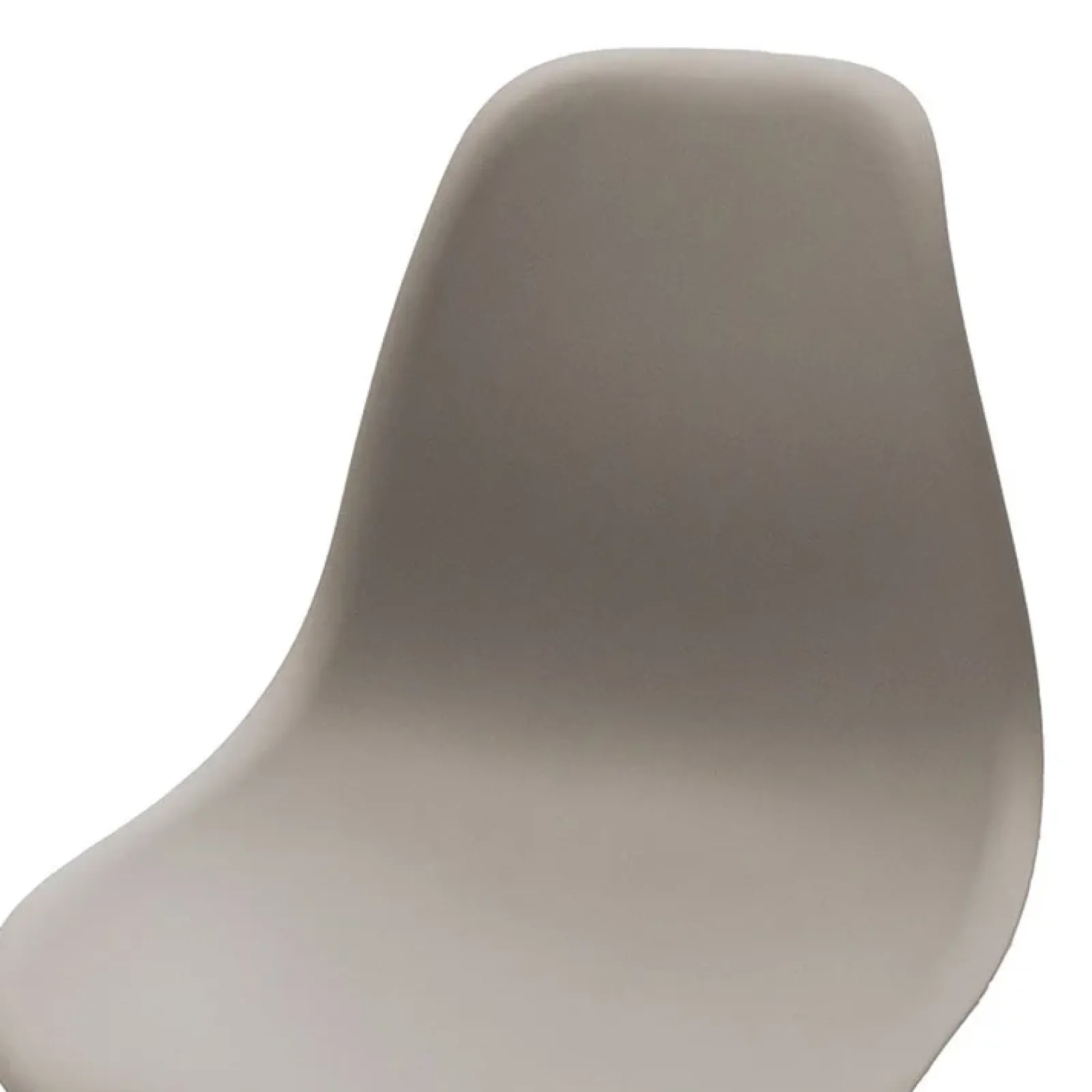 Garnero Arredamenti Sedie Polipropilene-Sedia da pranzo stile scandinavo in polipropilene gambe legno Efesto Grigio