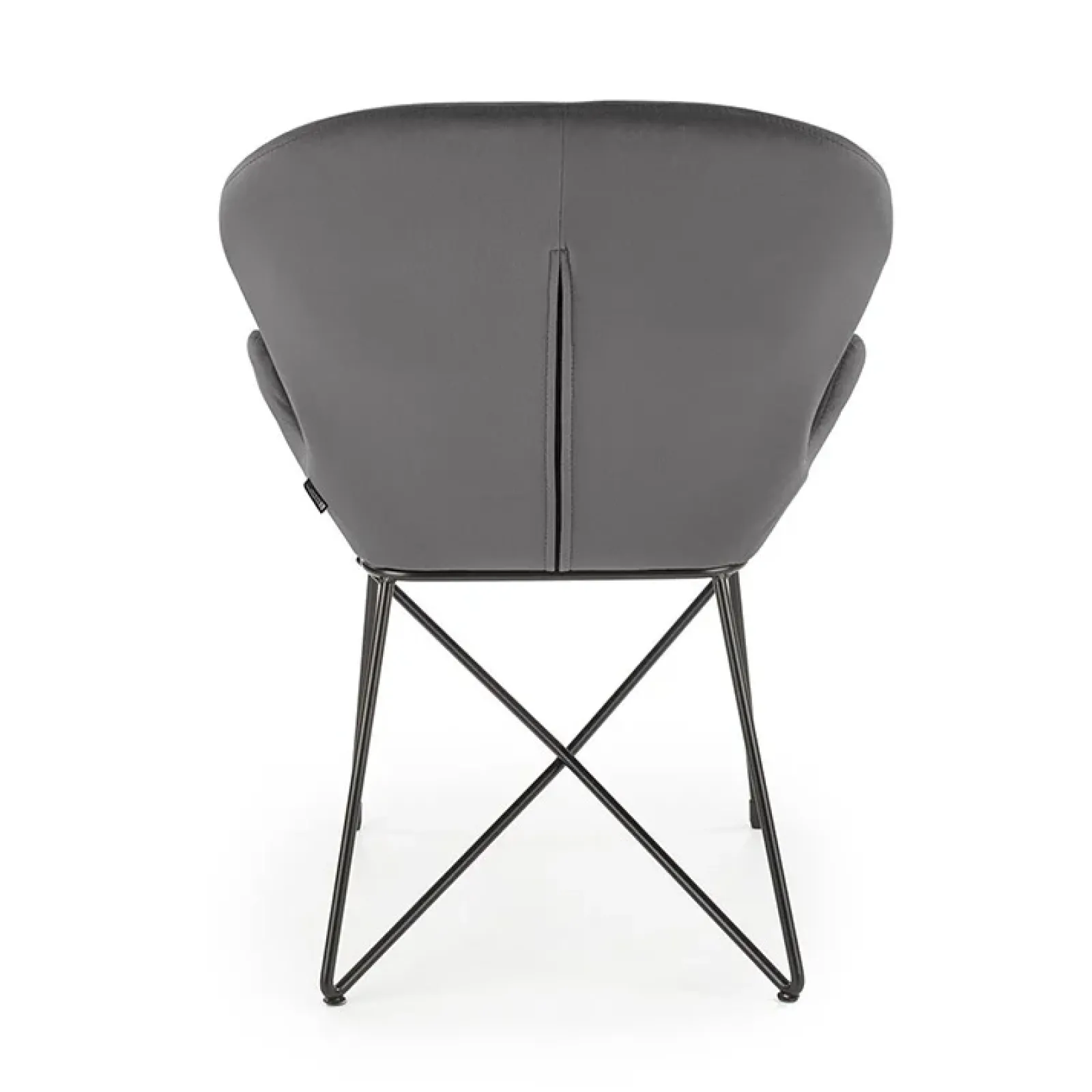 Garnero Arredamenti Sedie In Tessuto-Sedia da sala moderna in tessuto Farro Grigio